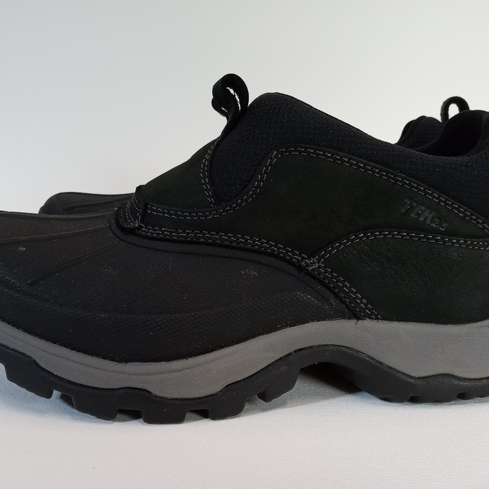 Women's LL Bean Tek 9 M Storm Chaser Slip-On Ankle Boots Black Size 9.